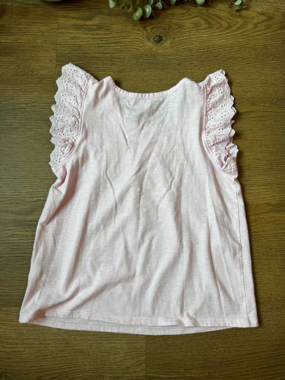 Girls Ruffle Sleeve Top Bundle | Cat & Jack & H&M | Pink & Red | Size 5-6Y / 6-6 - Picture 4 of 7